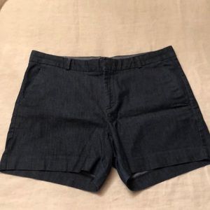 Banana Republic Dark Wash Stretch Denim Shorts